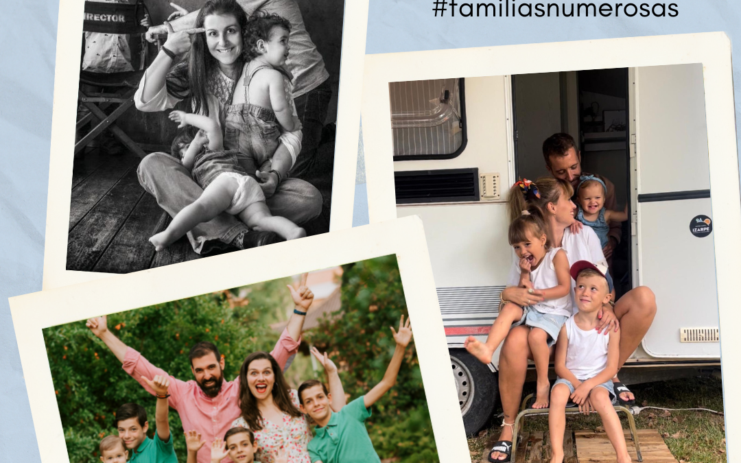 Ya tenemos ganadores del concurso de fotos de familia numerosa «Grandes familias, grandes momentos»